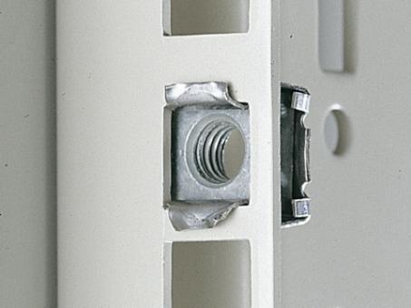 Käfigmutter mit Kontaktierung, M6 für Blechstärke 1,2 - 1,5 mm 