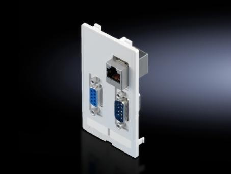 Schnittstellen-Einsätze, RJ45, SUB-D9 Buchse/Buchse, Stift/Stift 