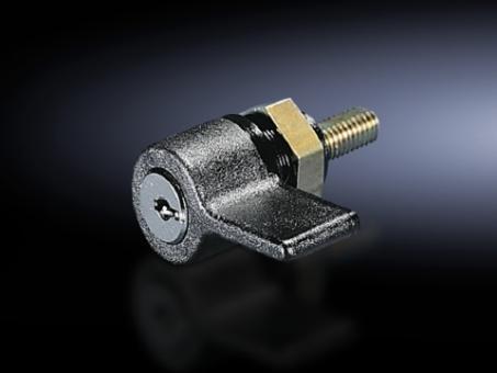 Kunststoff-Handgriffe, mit Sicherheitszylinder-Einsatz, Nr. 3524 E, RAL 9011, C 