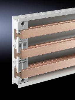 PLS Spezial-Sammelschiene E-Cu (PLS1600), L=2400 mm, 10 mm Schienenstärke 