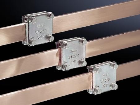 Plattenklemmen für 60 mm Schienenbreite, Klemmraum: 54x10 mm 