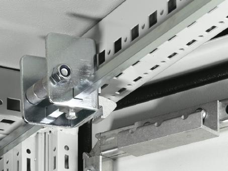 Türverriegelung für Anreih-Kombinationen, Nebentürverriegelung für 2-türig 