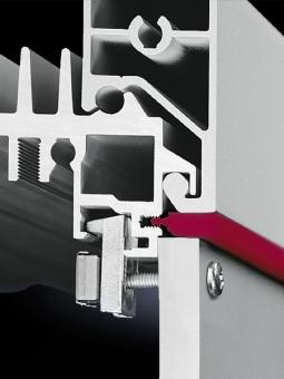 Befestigungssatz für Optipanel, Gewinde M5, für Bohrungen 