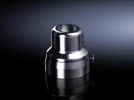 Wand-/Bodenbefestigung CP 40, Edelstahl, Rückseitig, Gewinde M8 