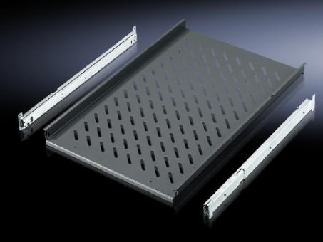 Geräteboden, ausziehbar, TS/PC/IW, BT 600x600 mm/ Aufstellfläche BT 465x545mm 