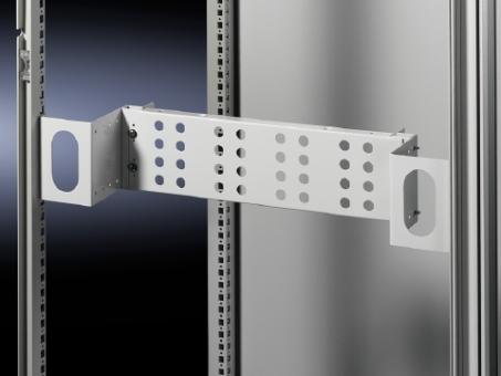 3 HE Adapter zöllig, mittig RAL 7035 