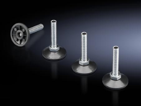 Nivellierfüße mit Innenverstellung 18-63 mm hoch für TS8, M12 Anreih-System 
