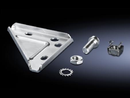 Sockel-Adapter für Doppel-Lenkrollen 