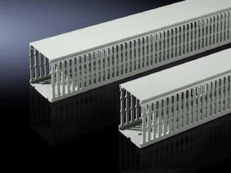 Kabelkanal für Montageplatte, für Schrankbreite 2000 mm, B 80 mm 