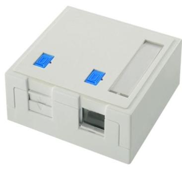 Modul-Aufn. 2-fach Ap compact 68x64 