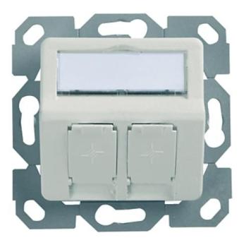 Modul-Aufnahme 50x50 UP/50 2-fach aufbauend 