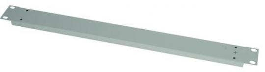 19" / 1 HE Blindfrontplatte RAL7035 