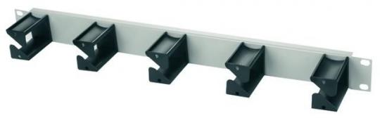 19"/1HE Rangierpanel mit 5 Kabel - 