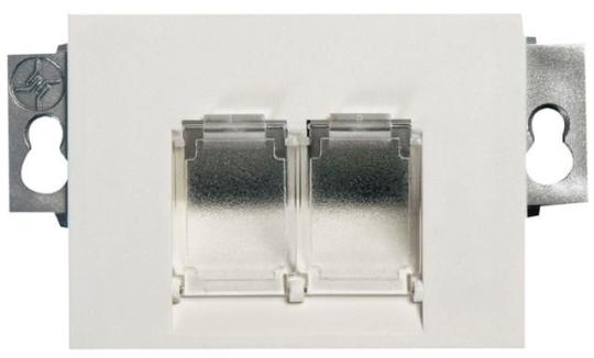 Modul-Aufnahme 55x41mm, 2-fach 