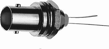 BNC-Einbaubuchse mit Schalter, 50 Ohm 