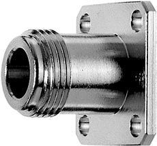 N-Einbaubuchse mit Flansch 