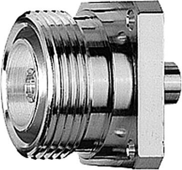 7-16 EINBAUBUCHSE M. FLANSCH 