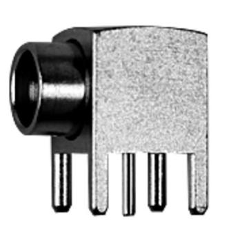 SMP-Winkelanbaustecker für LTP, 50 Ohm 
