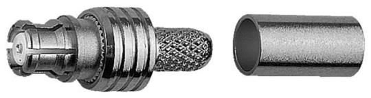 SMP-Kabelbuchse cr/cr, 50 Ohm 