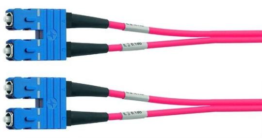 Duplex-Rangierkabel 50/125 OM2, L=3m 