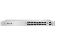 Ubiquiti UniFi Switch 24 Port Layer 2,  24 Gigabit RJ45 Ports PoE+, 2 SFP 