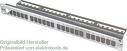 E-DATmodul 24x8  19" Patchfeld Cat6 Edelstahl leer 