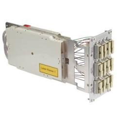 Moduleinschub 3HE/14TE  mit 12 x SC Duplex SM blau 