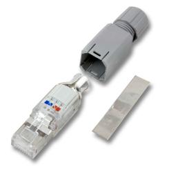RJ45 Stecker Cat.5e, AWG26-23, für Patch-und Verlegekabel 
