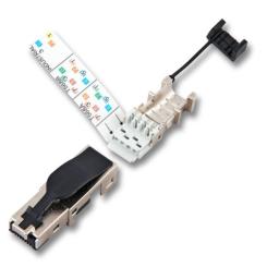 Feldkonfektionierbarer RJ45 Stecker Cat.6 10Gbit, IP20 