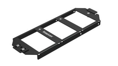 H.D.S.-Bodentankeinsatz 3 fach-groß Trägerplatte GB3 schwarz 