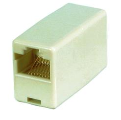 Modular Kupplung RJ45 Bu/Bu8/8 ungeschirmt, 1:1, beige 