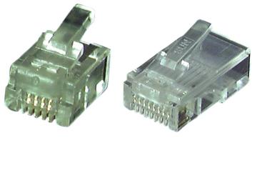 Modular-Stecker RJ45E-MO 8/4 SF UTP VPE100 