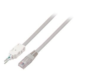 Patchkabel RJ45-LSA 1DA 4-pol.Belegung: 4/5 - 3/6, 2,0m 
