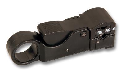 Abisolierwerkzeugfür Koax-Leitungen 