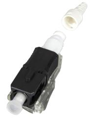 SC Steckverbinder MM50/125 OM2 schwarz, feldkonfektionierbar 