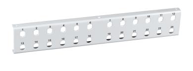 Verteilerplatte 12 SC-Duplexfür Miniwandverteiler 53605.1 