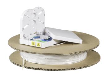 FTTX Compact Box 2x LC/APC Kupplung DX &4x LC/APC SM G657A2 4F Pigtail , 20 m 