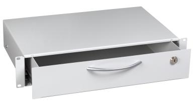 Dokumentenschubl. 3HE RAL9005abschliessbar mit 2 Schlüsseln 