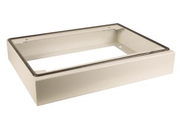 Sockel für 19" Wandgehäuse IP55,Tiefe 600mm, RAL7035 