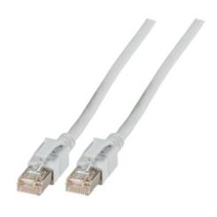 RJ45 LED  Patchkabel CAT6 A Class.EA S/FTP , 2,0m, grau 