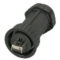 RJ45 IP68 Kabelverschraubung für feldkonfektionierBayonetverschluß nach IEC61076-3-106 Dichtung Typ 