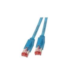 RJ45 Patchkabel S/FTP, Cat.6A, TM21,UC900, 0,5m, blau 