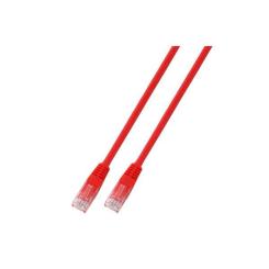 RJ45 Patchkabel U/UTP, Cat.6, PVC, CCA,0.25m, rot 