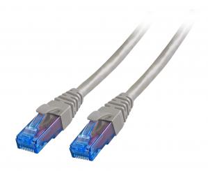 RJ45 Patchkabel U/UTP, Cat.6A, LSZH,Premium, 500MHz, 2m, grau 