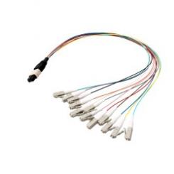 MTP®-M/LC/APC 12-Fasermatrix Patchkabel OS2,LSZH gelb, 1m 