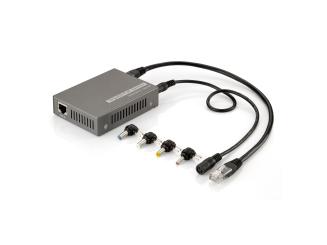 Gigabit Ethernet PoE+ SplitterHigh Power 30 W IEEE802.3at 