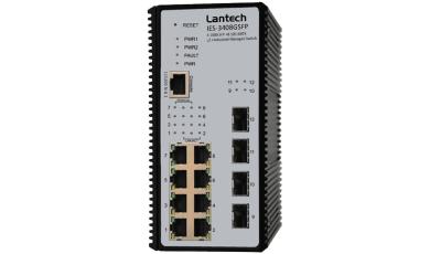 Switch 8x RJ45 10/100Mbit/s +4x SFP Gigabit Ports 