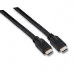 HDMI Kabel, HDMI-High Speed mit Ethernet, Stecker / Stecker, schwarz / gold, 2m 