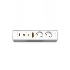 Modulträger 4-fach, vorkonfektioniert 