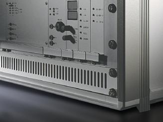 Belüftungsfrontplatten, aus Aluminium, Breite 482,6 mm (19"), 3 HE, 